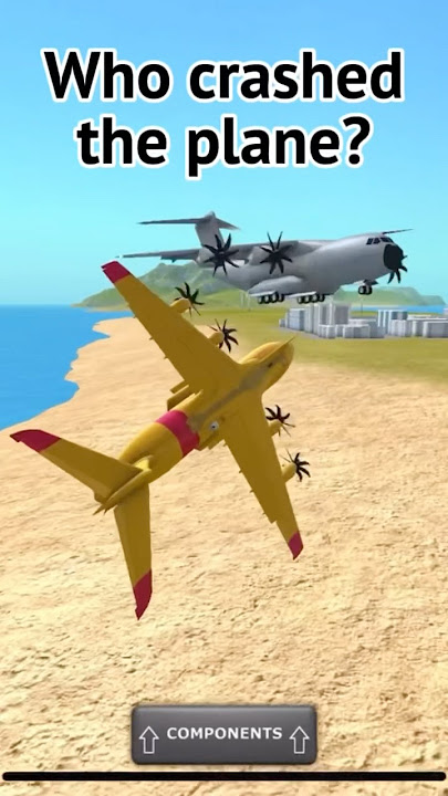 Who Crashed the Plane?! 🧐 #turbopropflightsimulator #turbopropfs #tfs #shorts #gaming #edit #crash