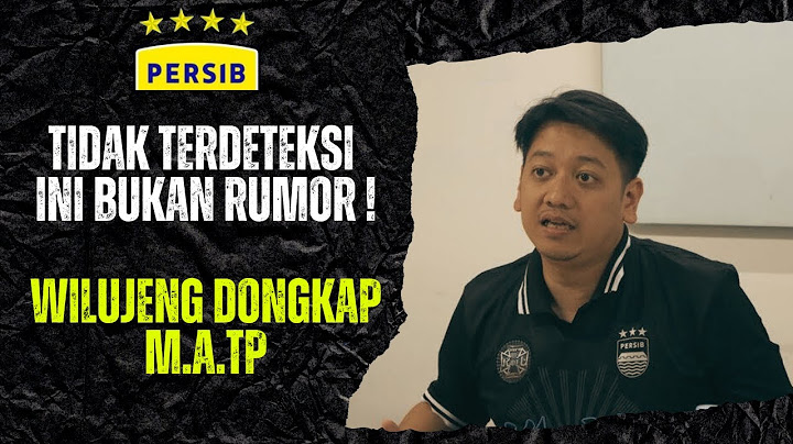 TIDAK TERDETEKSI ! TIBA-TIBA WILUJENG DONGKAP AJA KE PERSIB BANDUNG