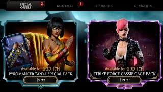 Pyromancer Tanya Gold Special Pack Opening & Details - MK Mobile - Stryder Force