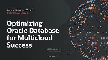 Optimizing Oracle Database for Multicloud: Oracle DatabaseWorld 2025