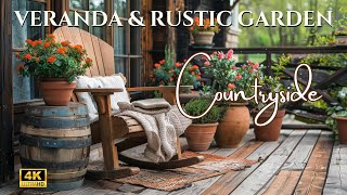 Rustic Outdoor Retreat: Designing Countryside Veranda with Vintage Rustic Garden | Farmhouse Retreat