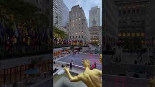 Walking in NYC      Rockefeller Center #newyork #nycshorts #shorts #youtubeshorts
