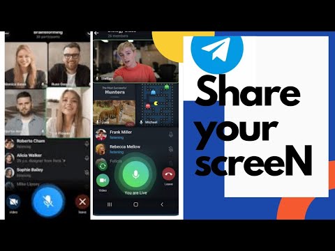 How to share your phone screen during call on telegram?? TAP TO WATCH ...