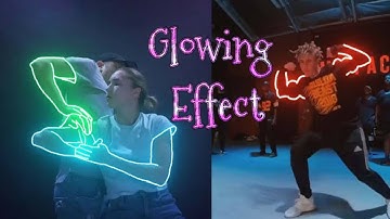 How to make glowing scribble video effect from mobile devices |in english