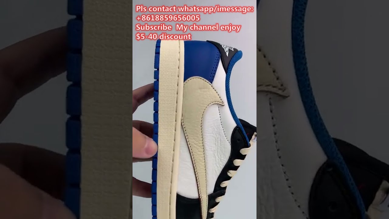 Travis Scott Fragment Air Jordan 1 Low OG White Blue Black DM7866 140 2 
