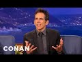 Ben Stiller Doesn't Like Calling Himself A Vegan | CONAN on TBS