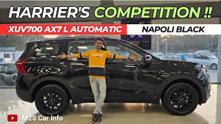 Mahindra XUV700 New Black Colour 2024🔥!! XUV700 AX7L Automatic | On Road Price | Napoli Black | New