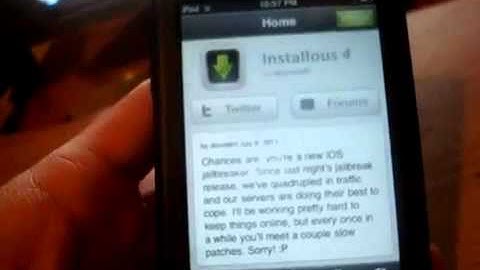 Cydia- How to get installous 4