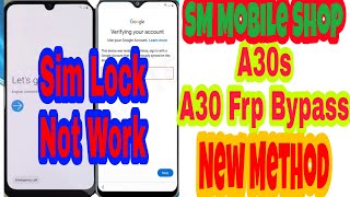 Samsung Galaxy A30/A30s Frp Bypass Android 10| Samsung A30s/A30 Google Account Unlock Without PC