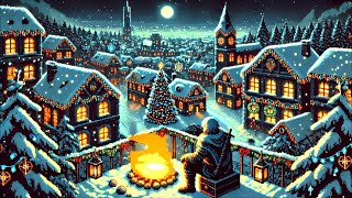Medieval Christmas Music 🎄 Snow Falling As The Knight Guards The Medieval Village 🏰