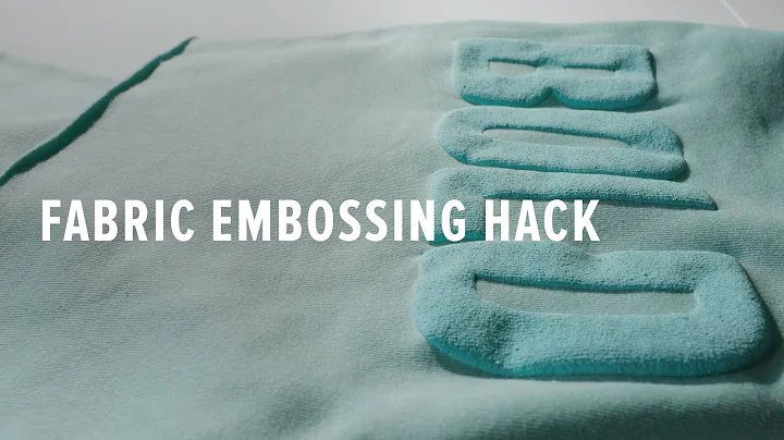 Embossing - How to Emboss Fabric with Screen Printing