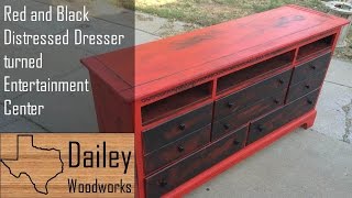 A Client brought me an old dresser and some paint and wanted me to paint and distress. This dresser was a Craigslist find and isn