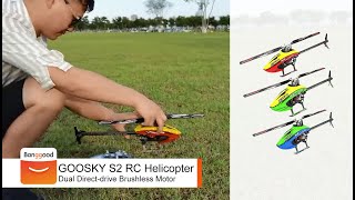 GOOSKY S2 RC Helicopter with 3D Aerobatic Dual Direct-drive Brushless Motor- Shop on Banggood