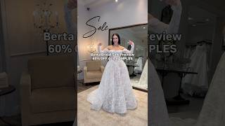 MAJOR Berta Bridal SALE | 60% Off All Sample Wedding Dresses in Los Angeles, CA