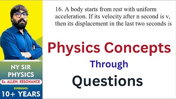  A body starts from rest with uniform acceleration. If its velocity after n second is v, then its