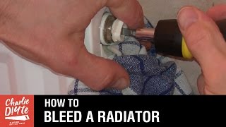 How to bleed a radiator