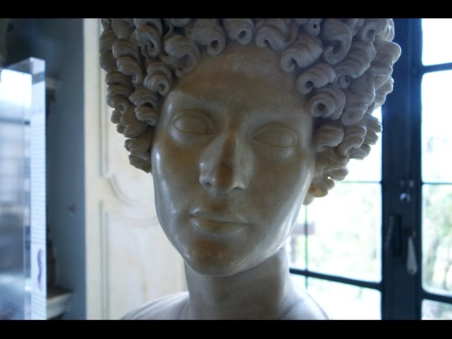 イタリア制婦人像 Portrait Bust of a Flavian Woman (Fonseca Bust), part 1 of 2 - YouTube
