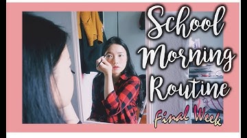 ☀️ Thói Quen Buổi Sáng (version tuần thi cử 📚) | School Morning Routine for Final Week 😥 | Diane Le