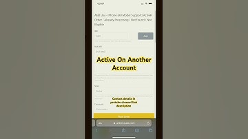 At&t usa active on another account device unlock service