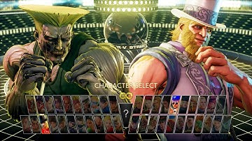 Guile vs G (Hardest AI) - Fighter V All Costumes Unlock