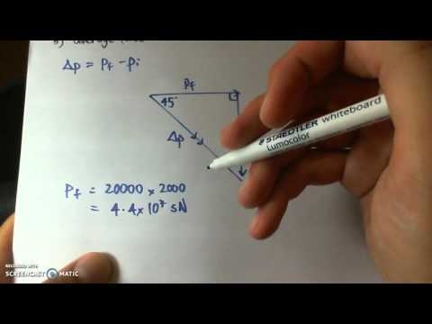 Momentum - Rocket Thrust Example