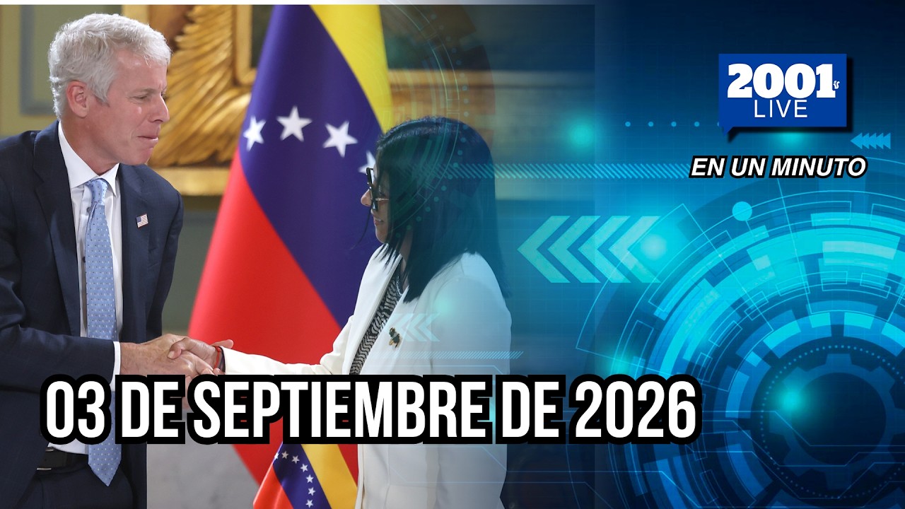#EnUnMinuto│03 de septiembre de 2026: Los acontecimientos más relevantes del mundo