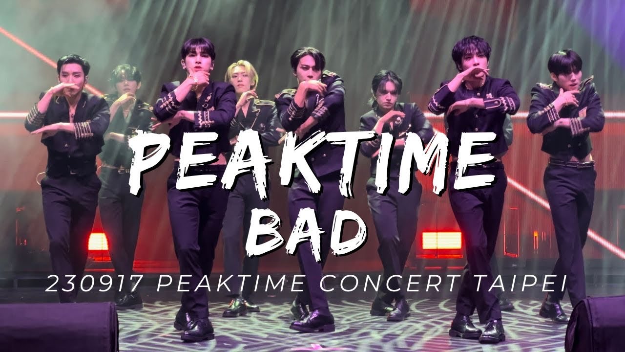 [4K] 준서 Junseo focus - BAD 230917 PEAKTIME CONCERT in TAIPEI