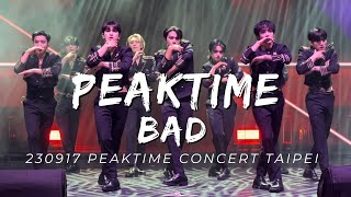 [4K] 준서 Junseo focus - BAD 230917 PEAKTIME CONCERT in TAIPEI