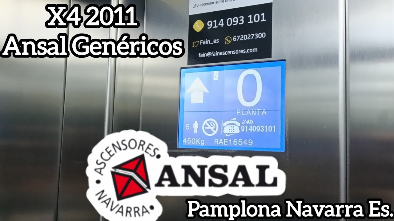X4 2011 Ansal Ascensores Navarra S.A.L Genéricos, Pamplona Navarra Es.