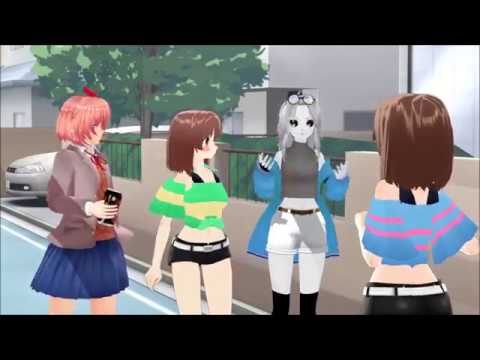 【MMD |×| DokiTale ☆ AU】Too Much Anime