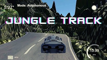 Self-Driving Car Simulation (Jungle Track)