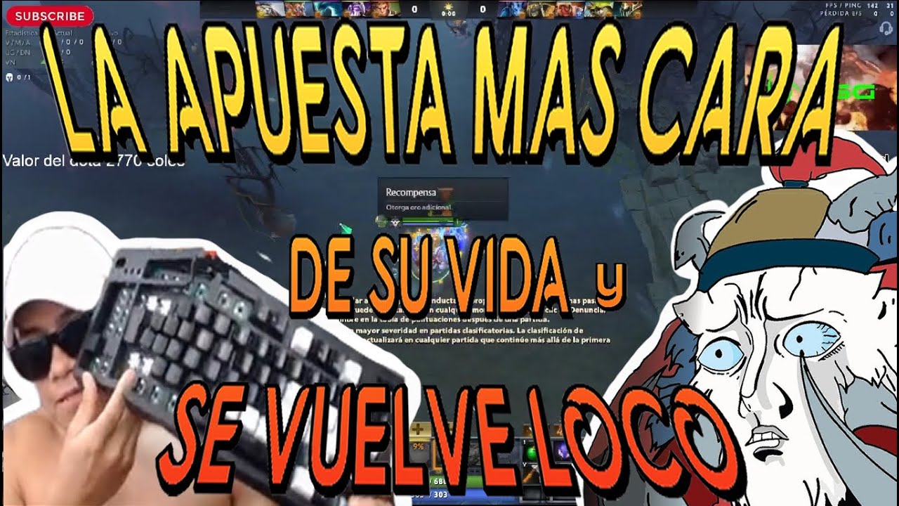 LA APUESTA mas CARA de BUTI  en su VIDA  S/ 2770 !!! 🤑.. Se VUELVE LOCO y PARTE su TECLADO en 2 🤪🤪🤪
