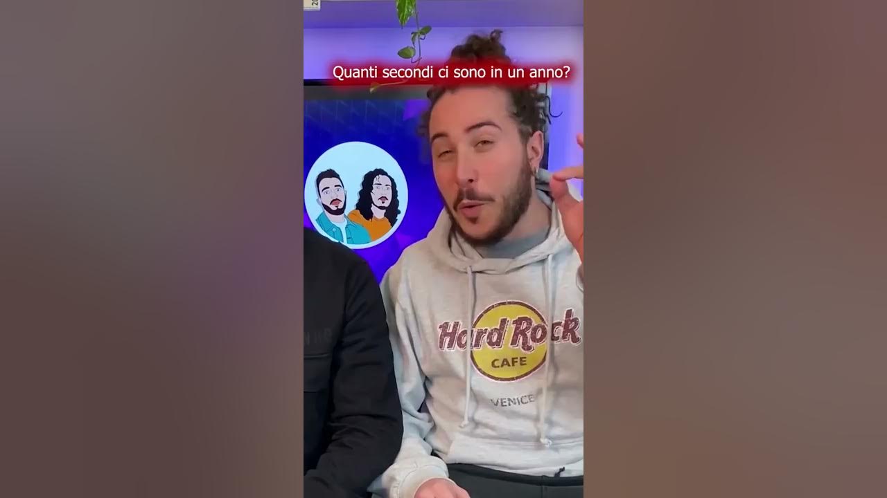 Quanti Giorni Ci Sono In Un Anno Scolastico QUANTI SECONDI CI SONO IN 1 ANNO? 🤯 - indovinello - YouTube