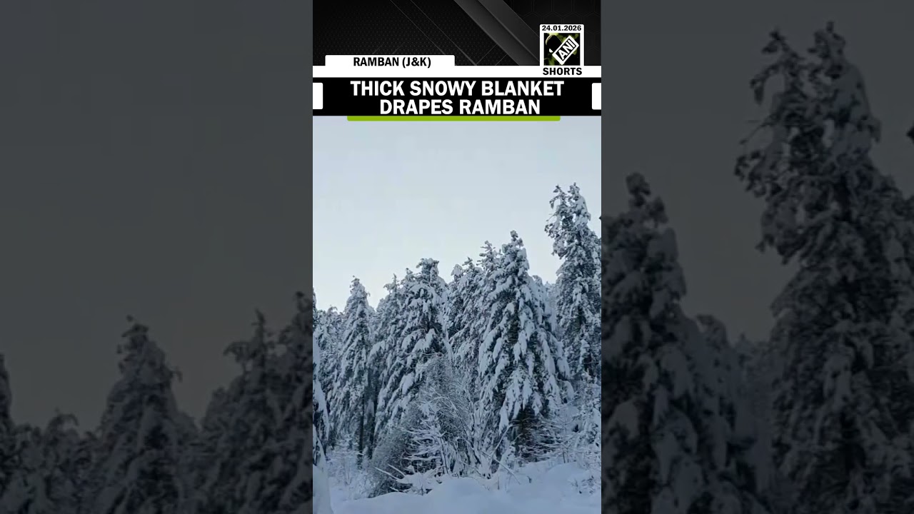 J&K’s Ramban receives fresh snowfall, prolonged dry spell ends