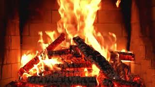 🔥 Relaxing Crackling Fireplace  5 hours