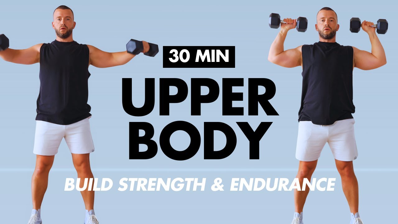 Intense 30-Min Upper Body Dumbbell Workout | Build Strength & Endurance at Home