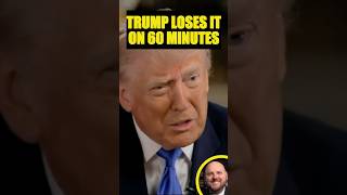 Trump Crashes Out on 60 Minutes - "You're A Disgrace"