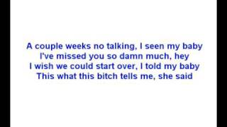 Kid Cudi - Erase me feat. Kanye West (lyrics)
