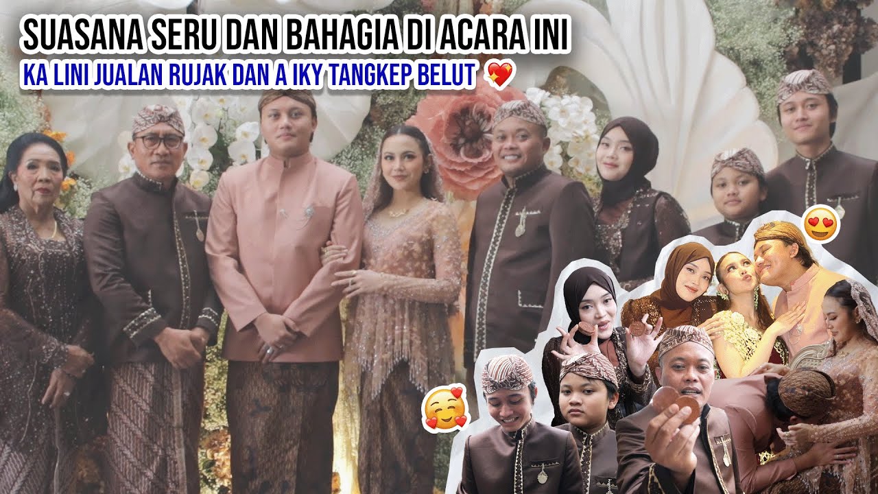 TASYAKURAN 7 BULANAN KA LINI DAN A IKY, TERHARU DAN KAGET DENGER SUARA MIRIP ALMH. MAMAH