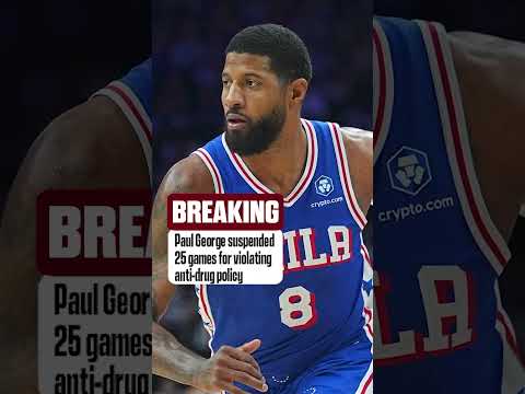 The NBA has suspended Paul George for 25 games after violating the league's anti-drug policy #nba