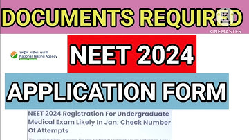 Documents Required for NEET 2024 Application Form | NEET 2024 #NEETUpdates #neet2024