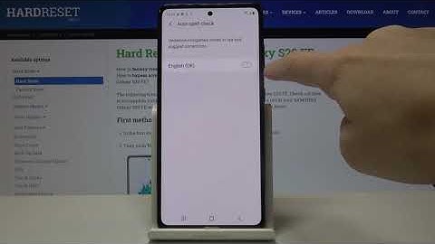How to Activate Spell Check in SAMSUNG Galaxy S20 FE – Open Text
