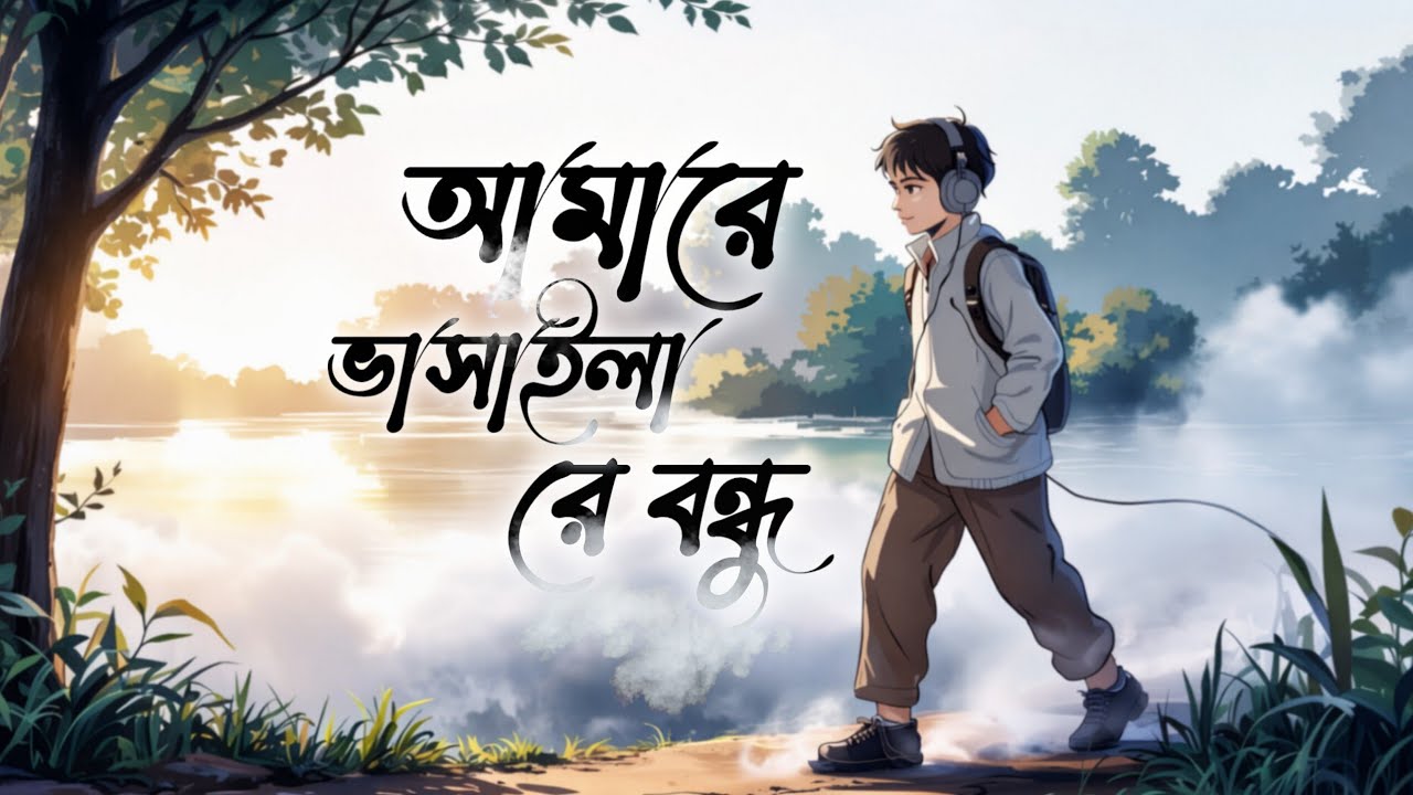 😭 আমারে ভাসাইলা রে বন্ধু 🥺 | Amare Vashaila Re Bondhu 💔| Bangla Love Song | Broken Heart Music