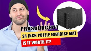 ProsourceFit Puzzle Exercise Mat ½ in, EVA Interlocking Foam Floor Tiles for Home Gym