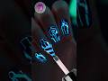 Tron Nail Art idea #nailart #nail #asmr #trending #mehandi #tattoo #piercing #makeup