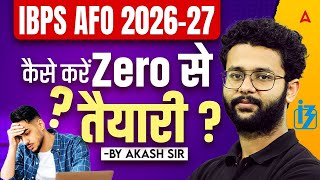 IBPS AFO 2026-27 Preparation from Zero | Complete Beginner to Expert Guide | By Akash Sir screenshot 3