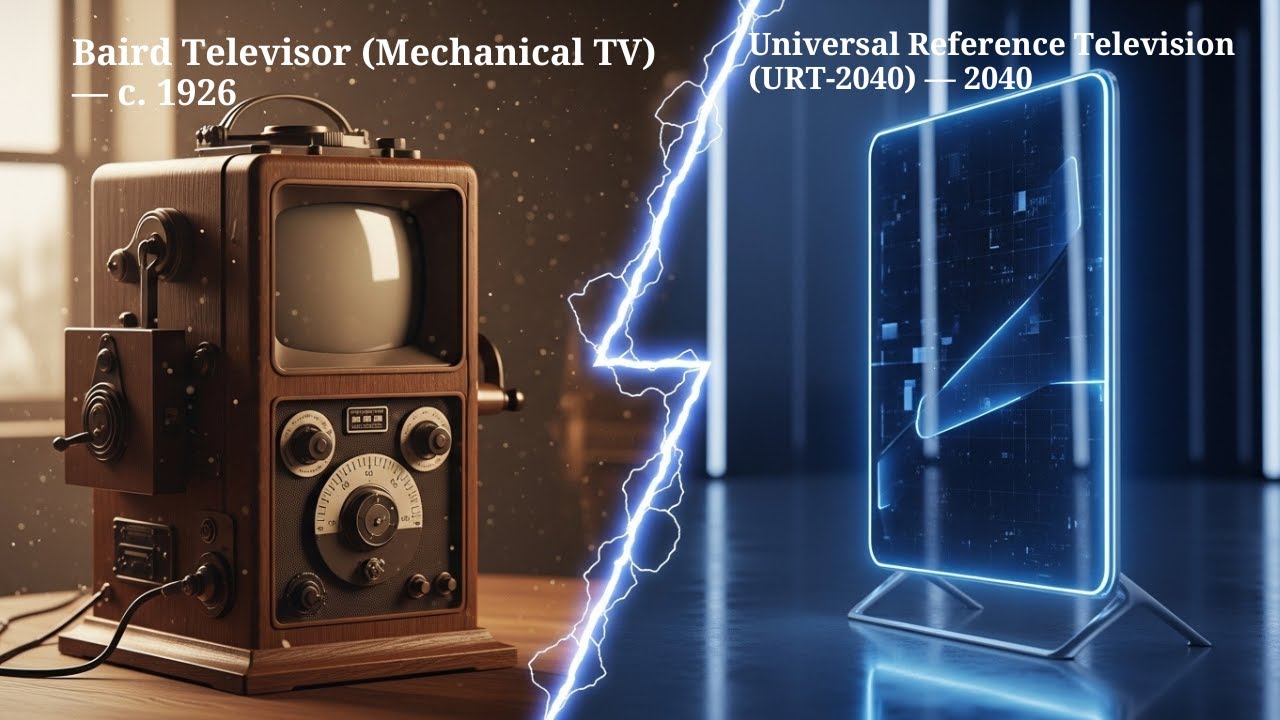 Evolution of Television (1926–2040) | From Mechanical TV to Futuristic Displays