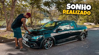 Era Um Sonho , Hoje É Realidade, Lançou A Saveiro Cross Rebaixada