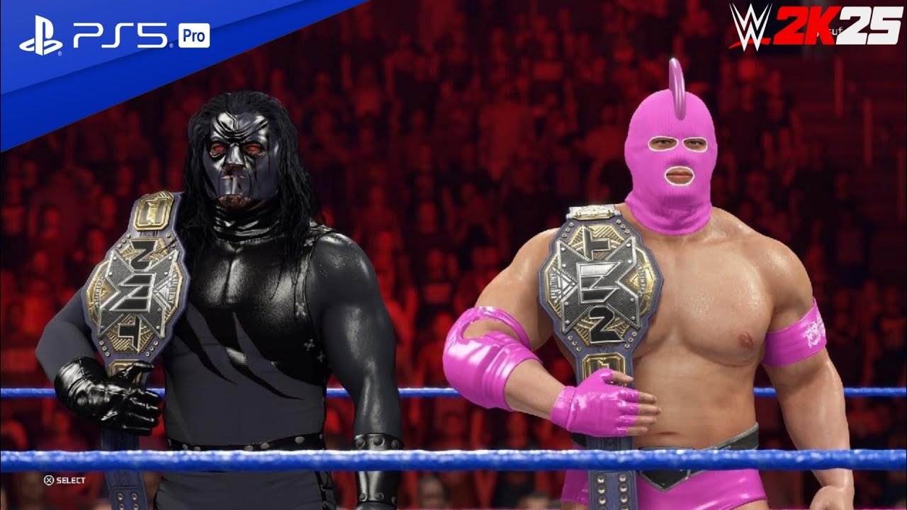 WWE 2K25 PS5 | Dark Kane & Pink Man vs Jiren & Braun Strowman – Epic Tag Team Battle | 4 Maret 2026