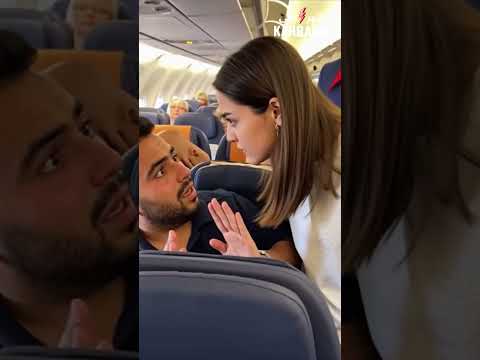 راكب يتحر ش بفتاة داخل الطائرة فضيحة تهز الأجواء تحرش فيديو ناري اكسبلور Viral 
